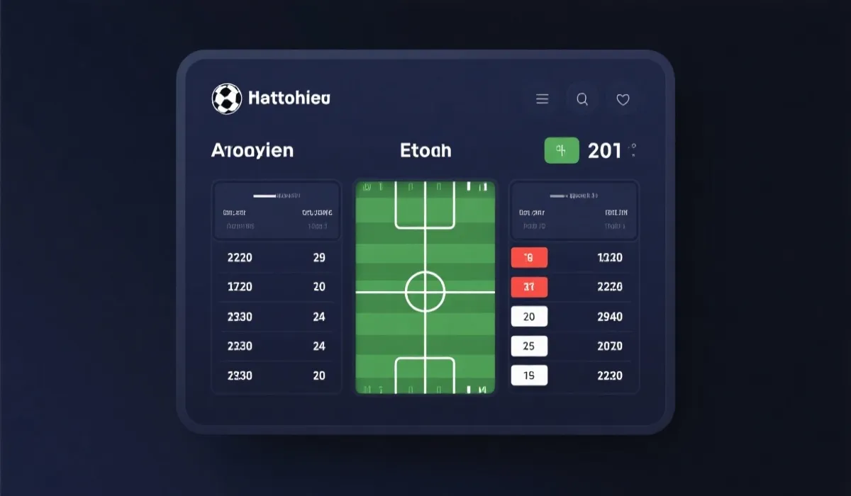 比分与赛果展示示意图